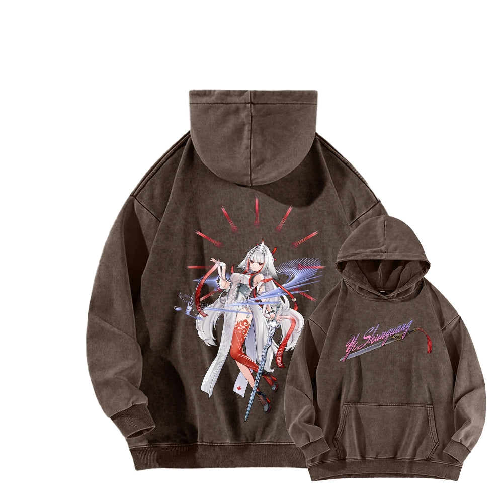 Zenless Zone Zero Unisex Washed Hoodie 2601008770
