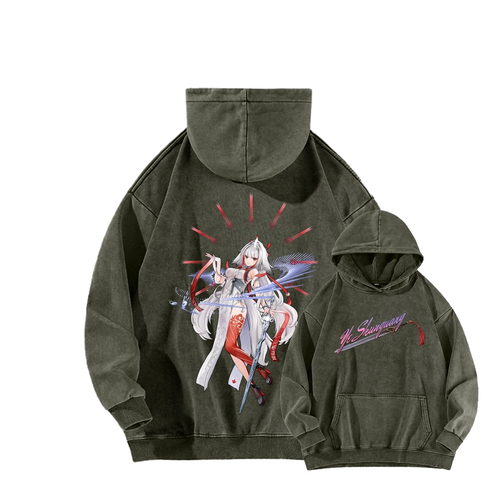 Zenless Zone Zero Unisex Washed Hoodie 2601008770