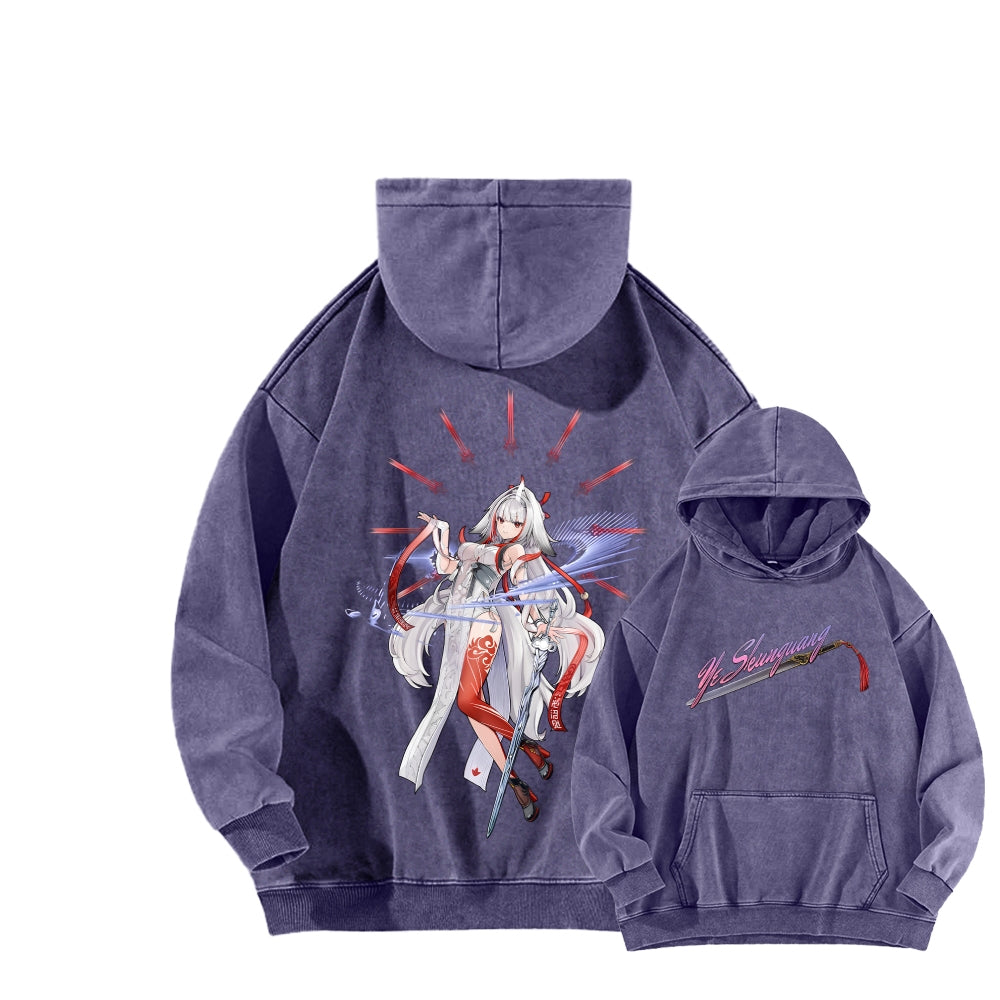 Zenless Zone Zero Unisex Washed Hoodie 2601008770