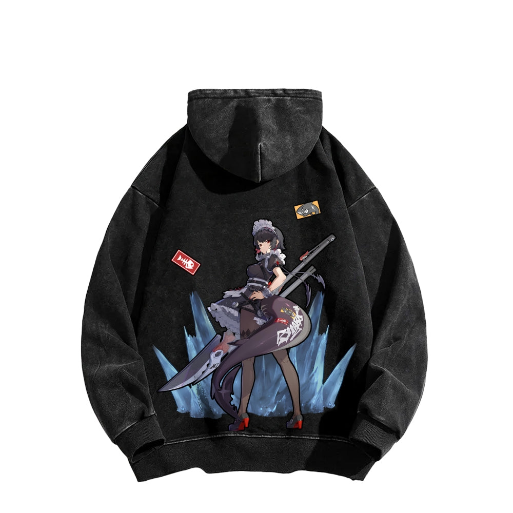 Zenless Zone Zero Unisex Washed Hoodie 2601008774