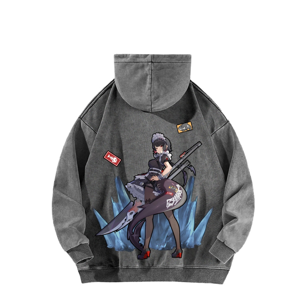 Zenless Zone Zero Unisex Washed Hoodie 2601008774