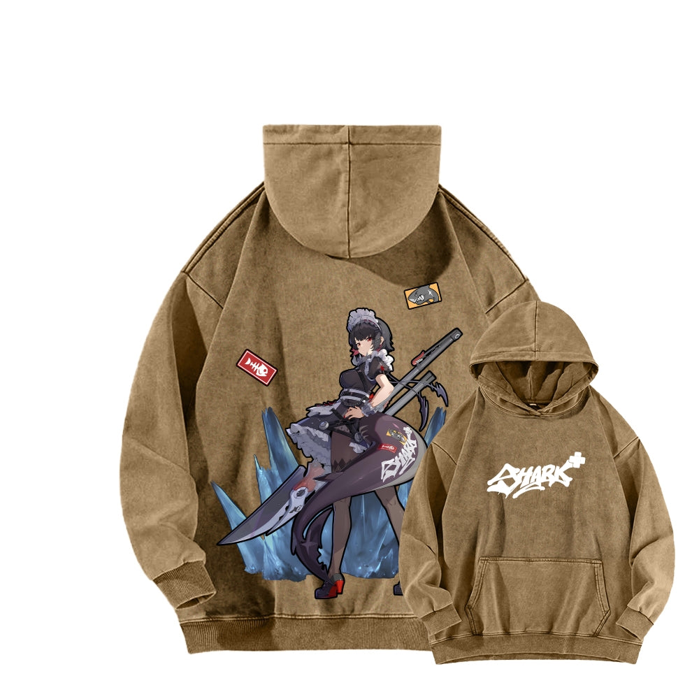 Zenless Zone Zero Unisex Washed Hoodie 2601008774