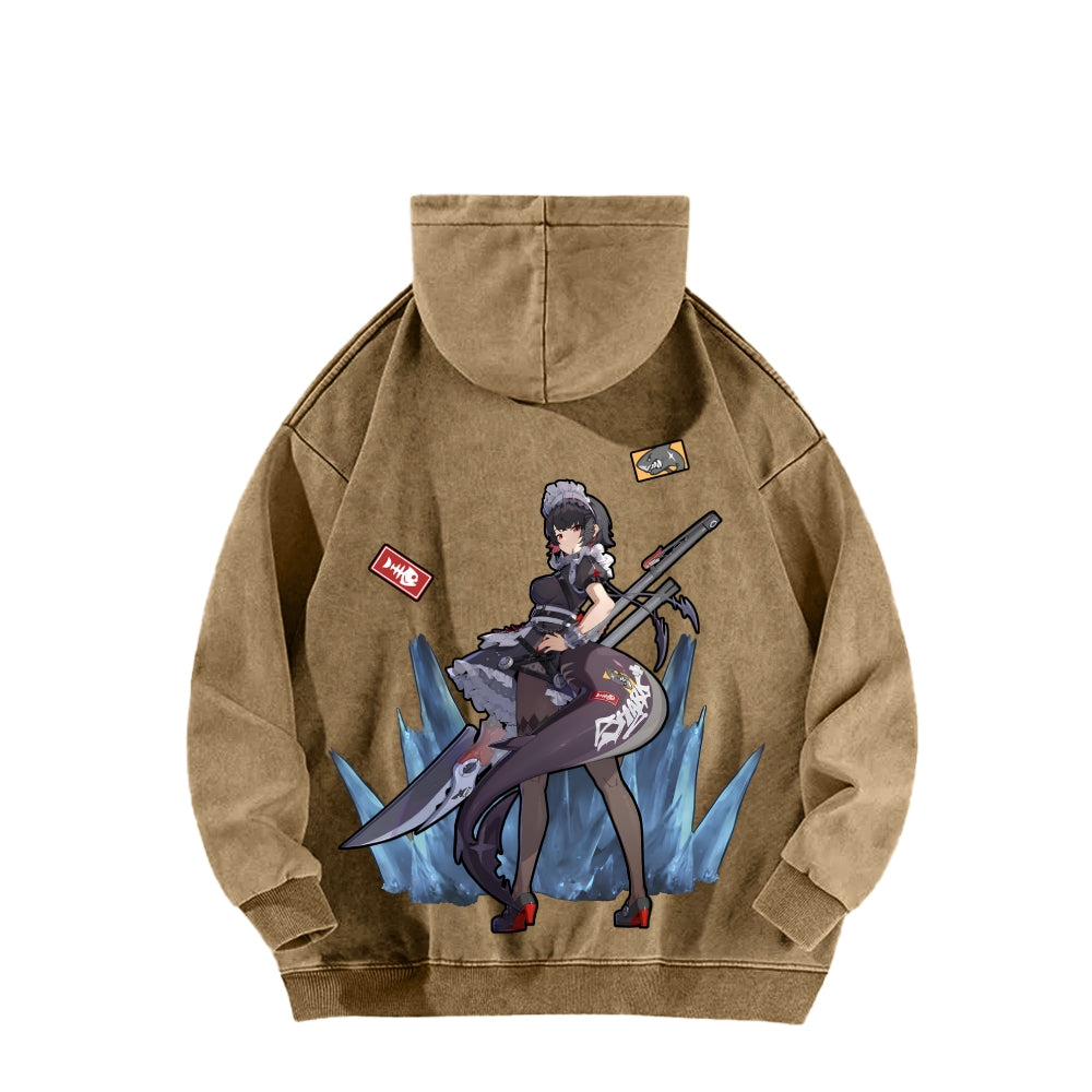 Zenless Zone Zero Unisex Washed Hoodie 2601008774
