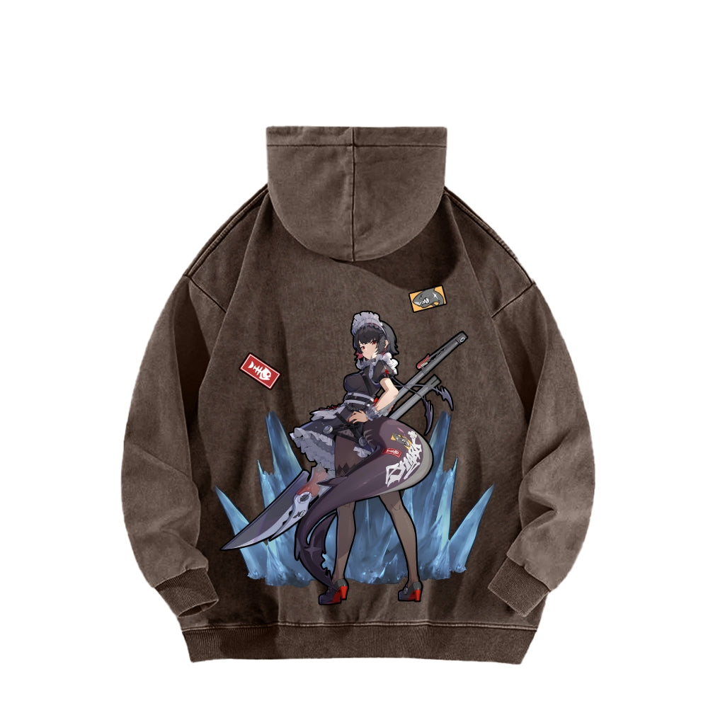 Zenless Zone Zero Unisex Washed Hoodie 2601008774