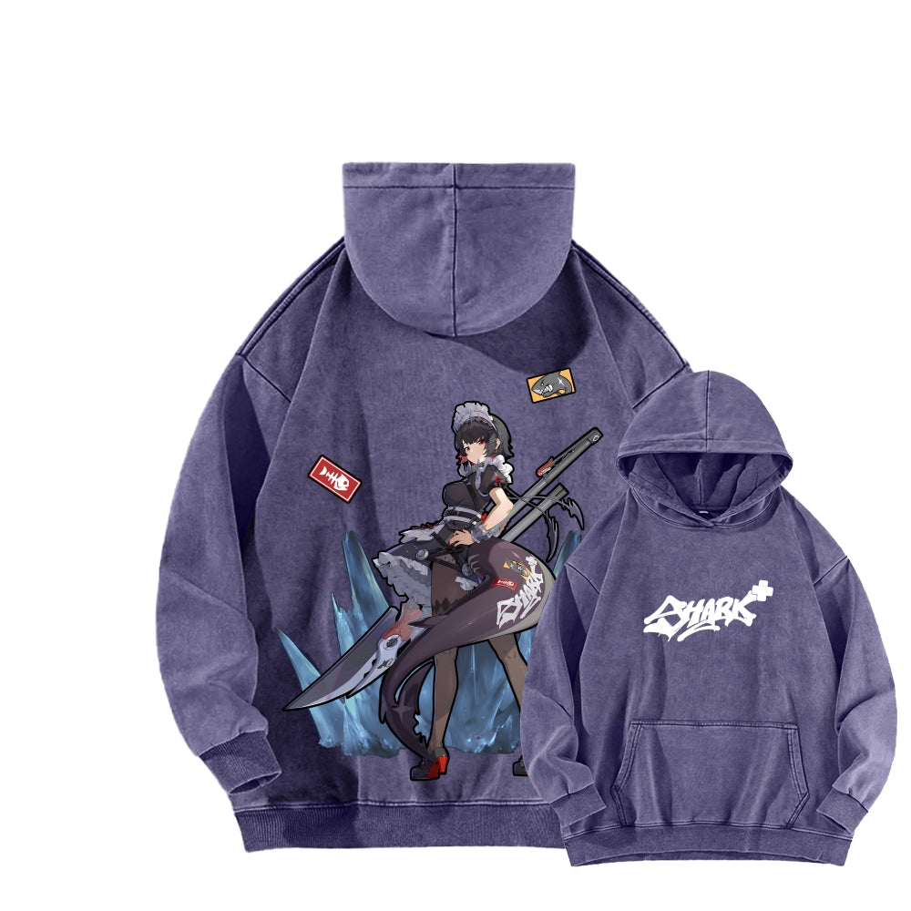 Zenless Zone Zero Unisex Washed Hoodie 2601008774