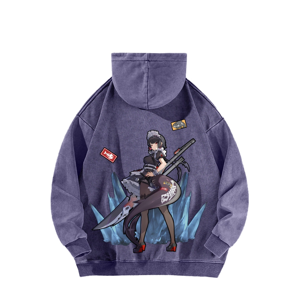 Zenless Zone Zero Unisex Washed Hoodie 2601008774