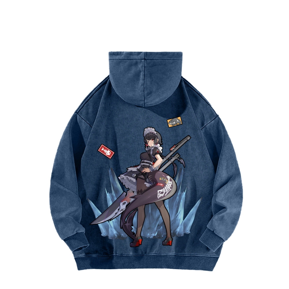 Zenless Zone Zero Unisex Washed Hoodie 2601008774