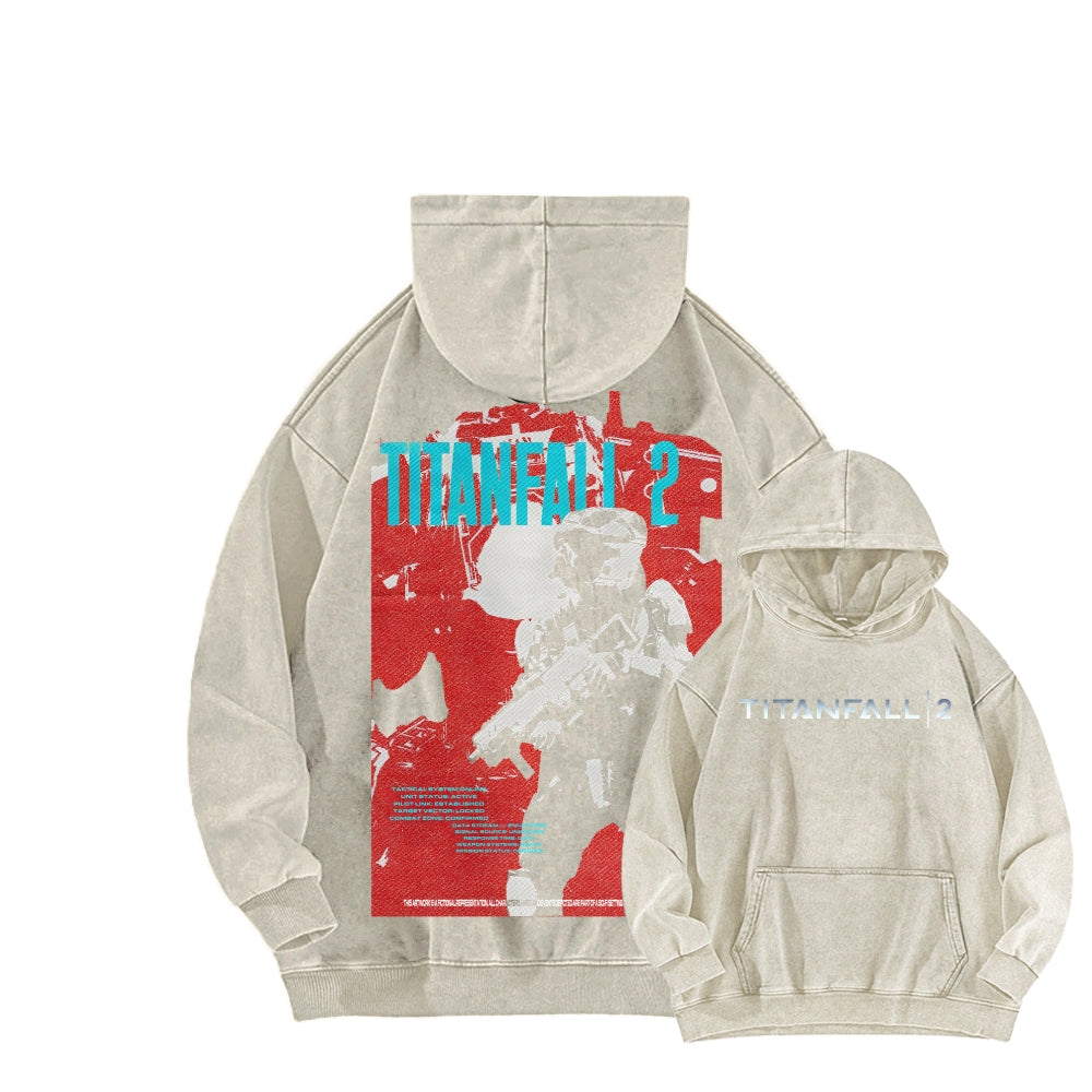 Titanfall Unisex Washed Hoodie 2601008829