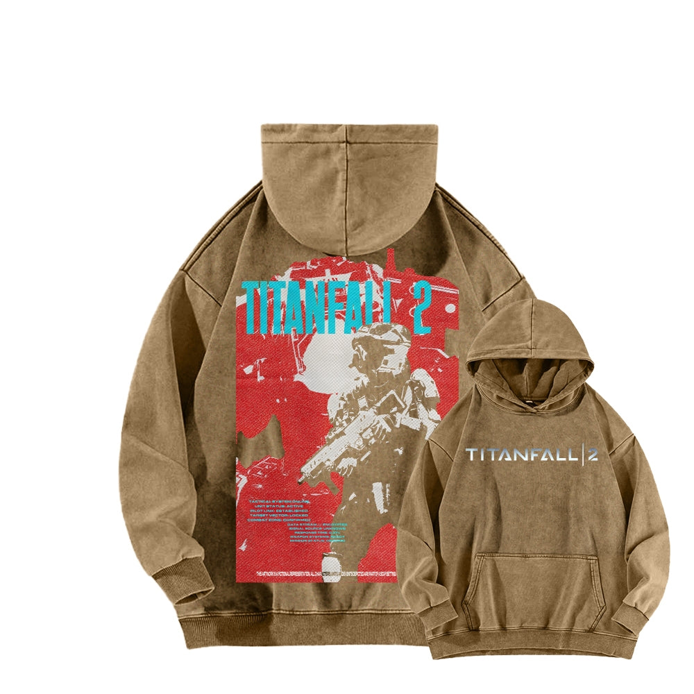 Titanfall Unisex Washed Hoodie 2601008829