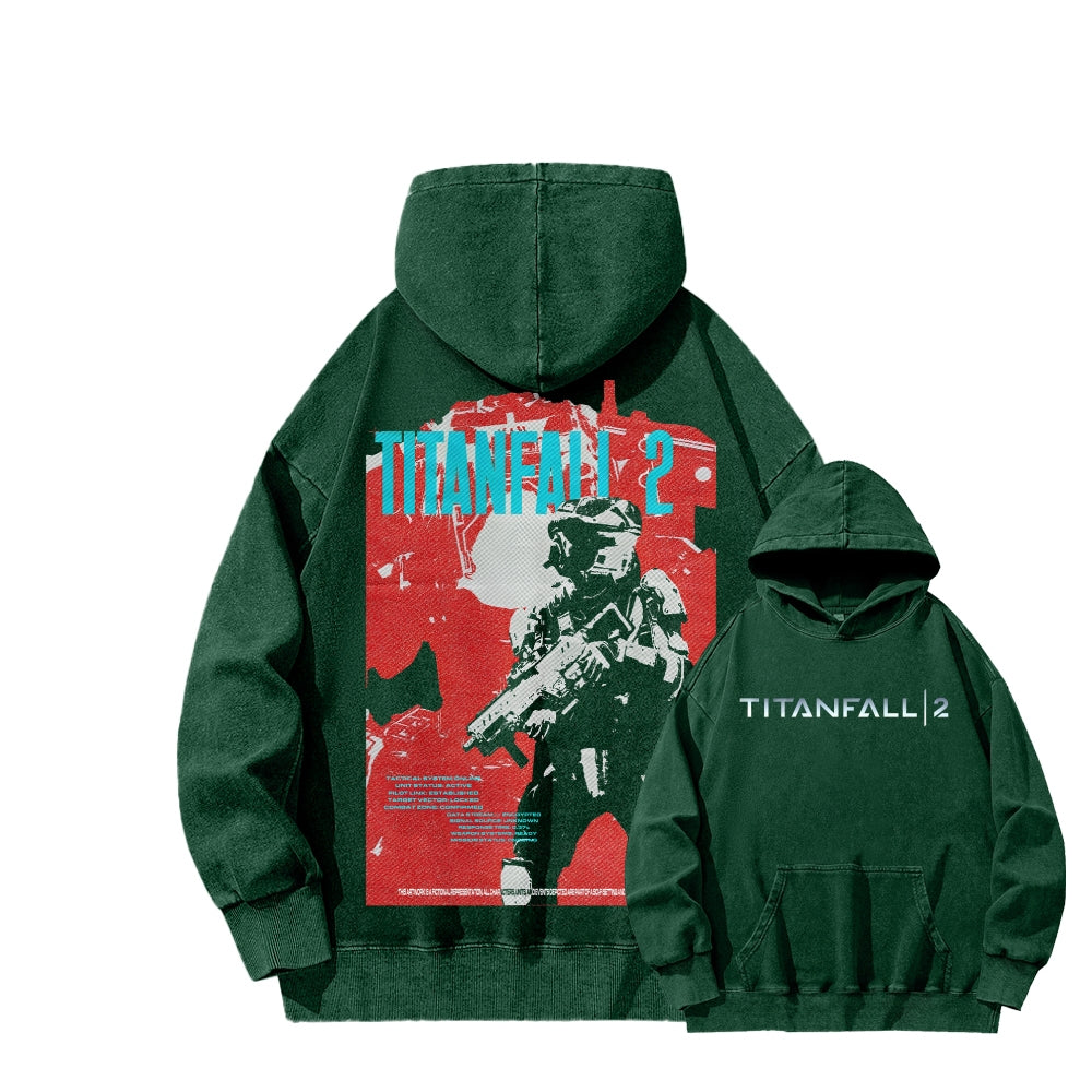 Titanfall Unisex Washed Hoodie 2601008829