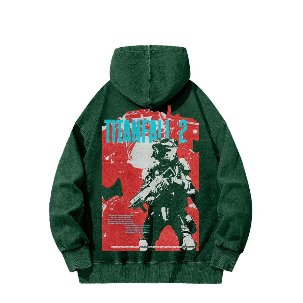 Titanfall Unisex Washed Hoodie 2601008829