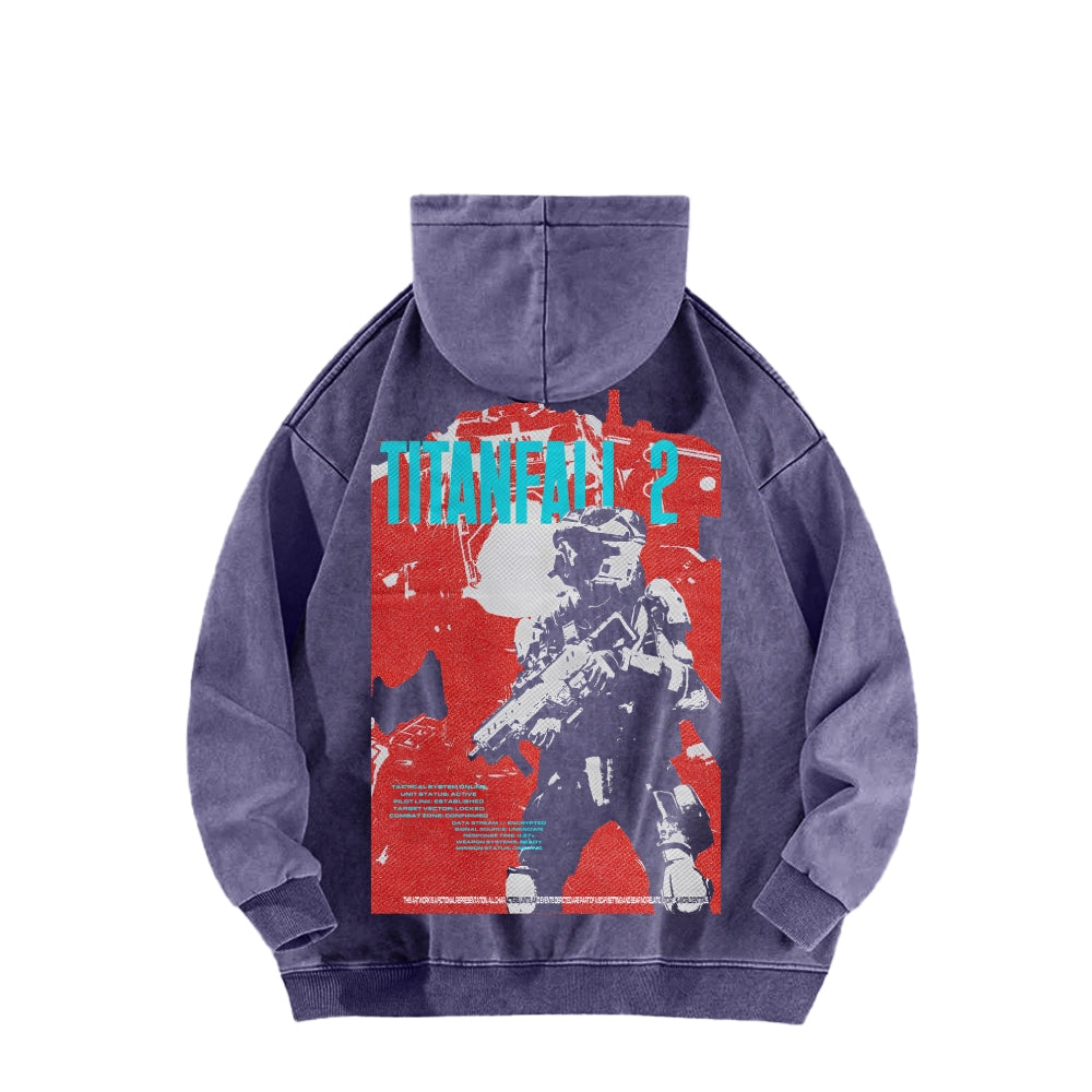 Titanfall Unisex Washed Hoodie 2601008829
