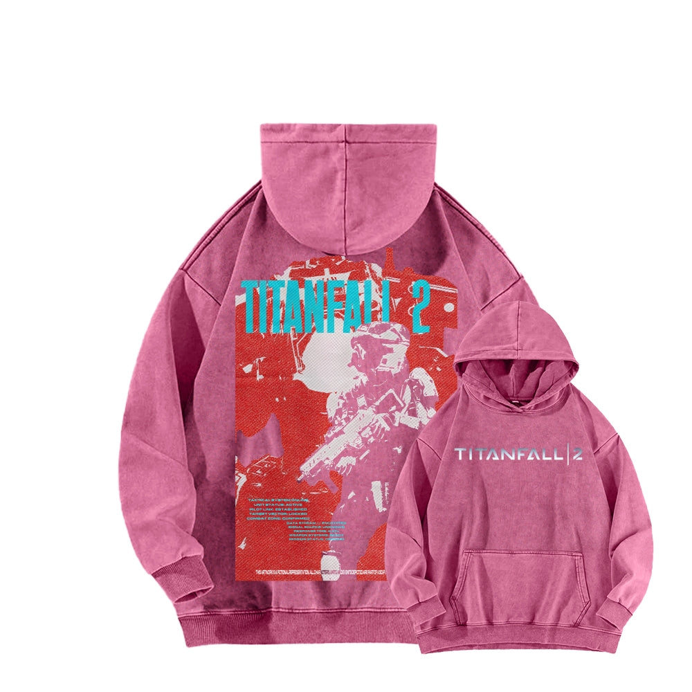 Titanfall Unisex Washed Hoodie 2601008829