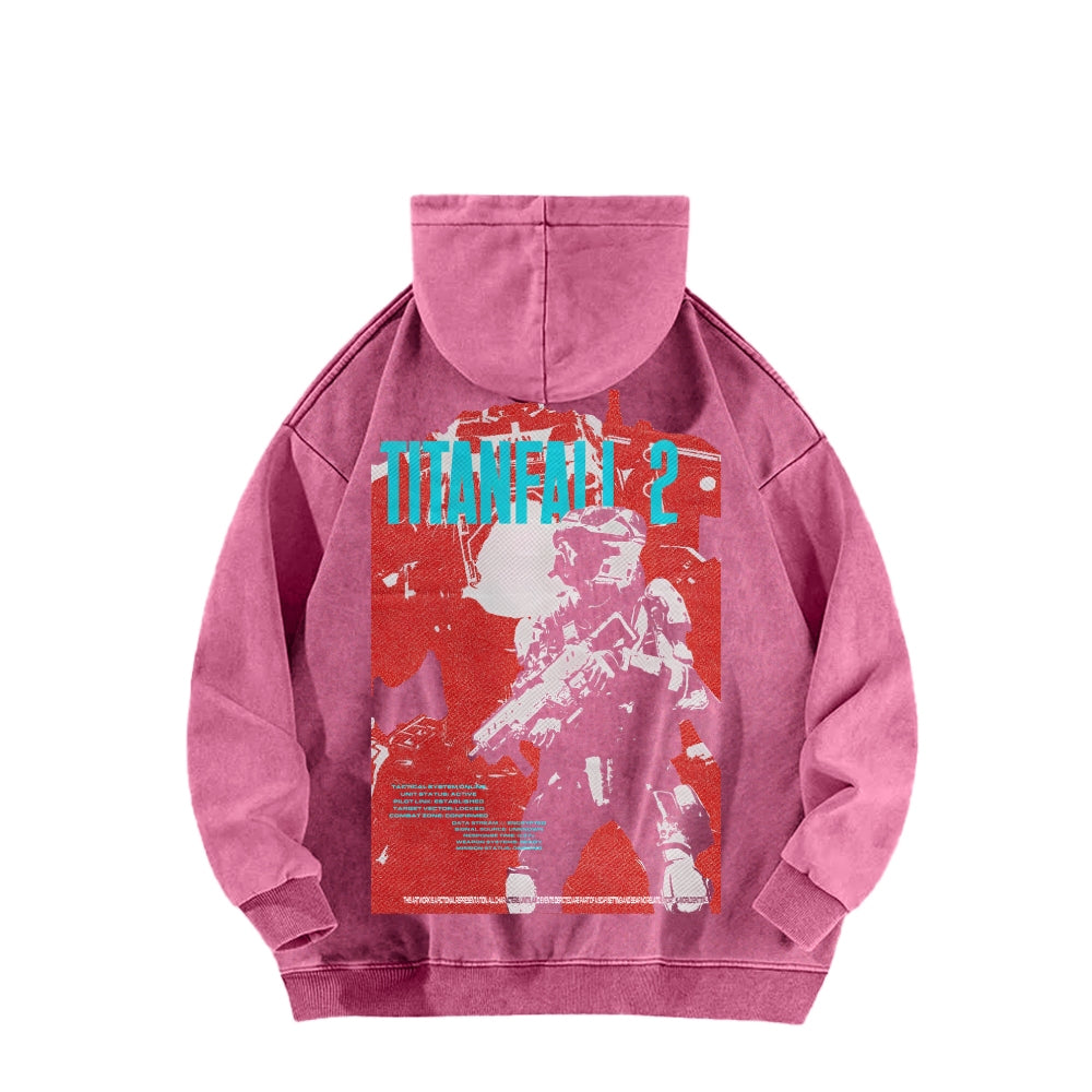Titanfall Unisex Washed Hoodie 2601008829