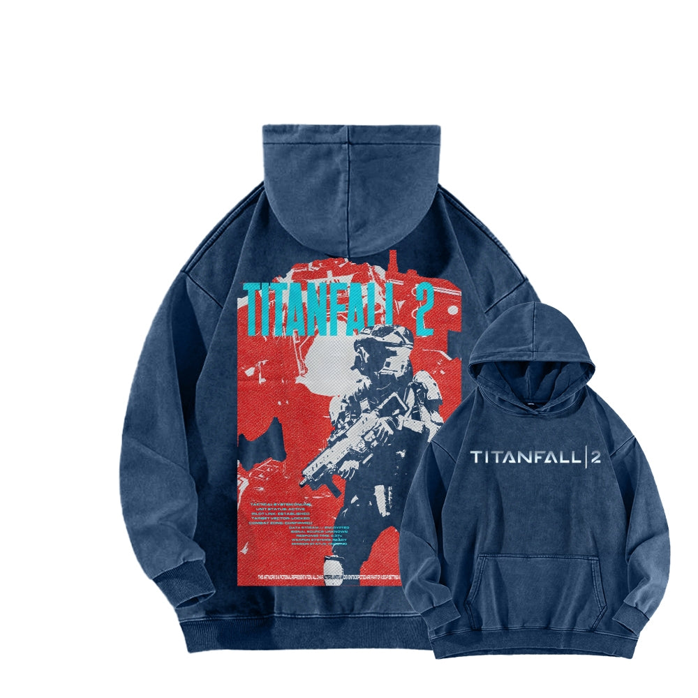 Titanfall Unisex Washed Hoodie 2601008829