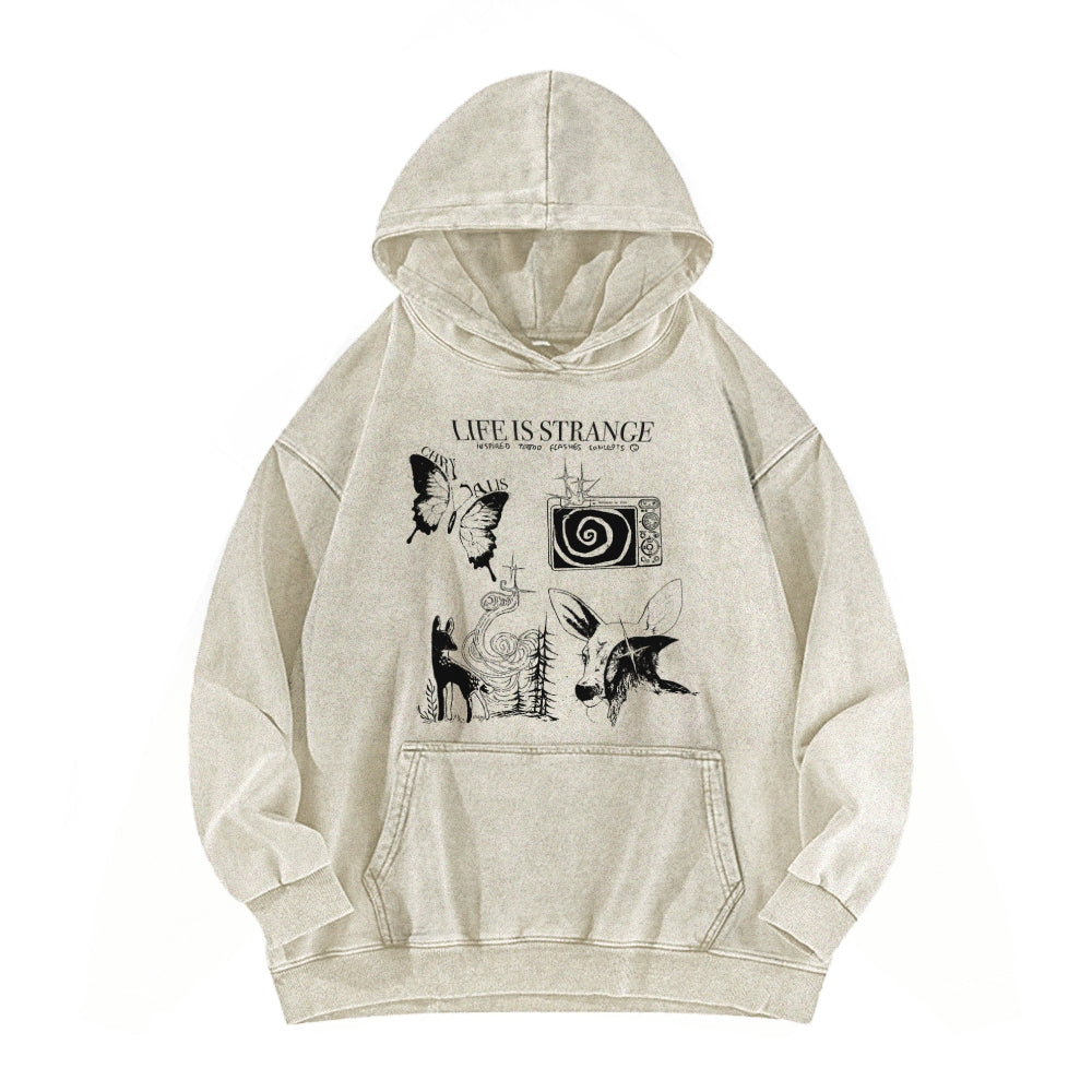 Life Is Strange Unisex Washed Hoodie 2601008882