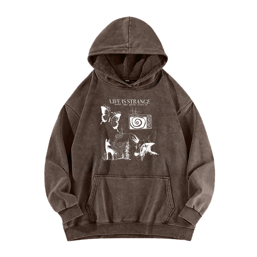 Life Is Strange Unisex Washed Hoodie 2601008882
