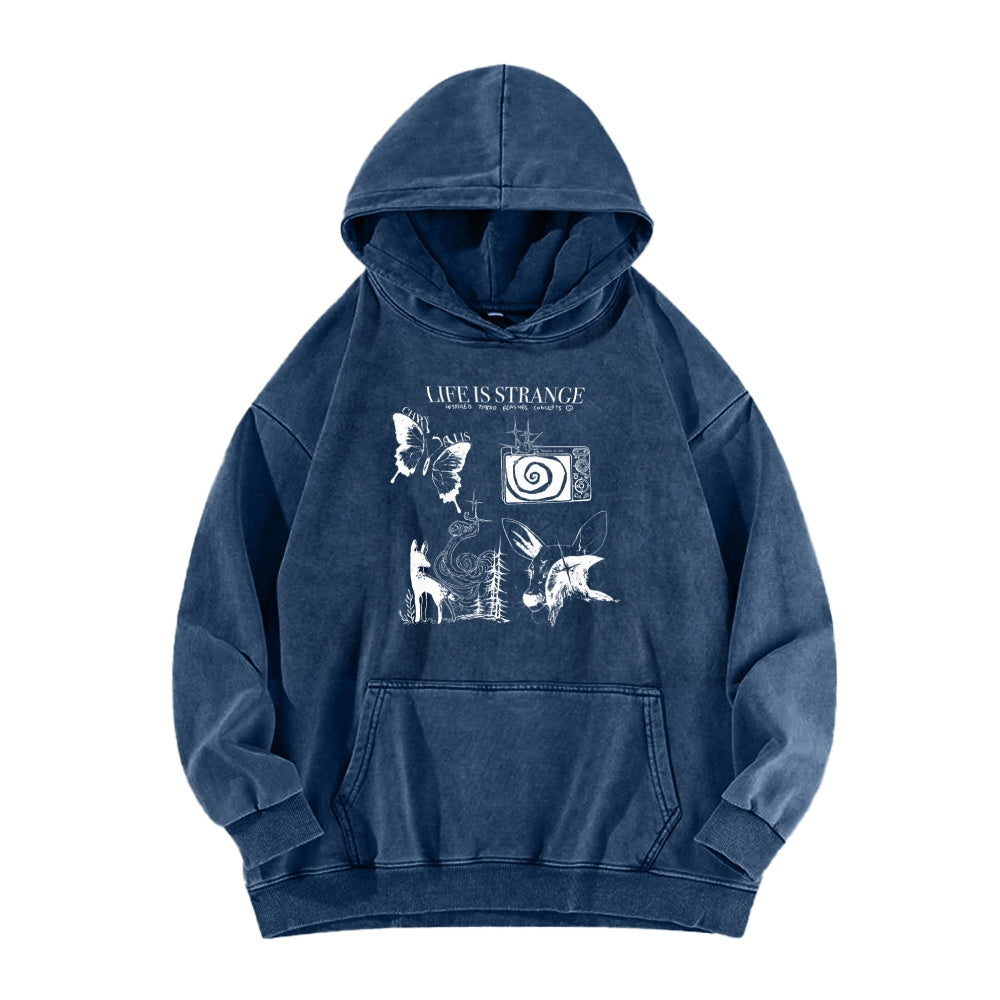 Life Is Strange Unisex Washed Hoodie 2601008882