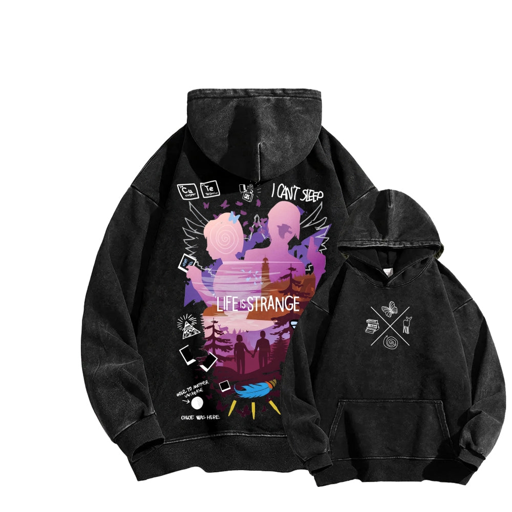 Life Is Strange Unisex Washed Hoodie 2601008885