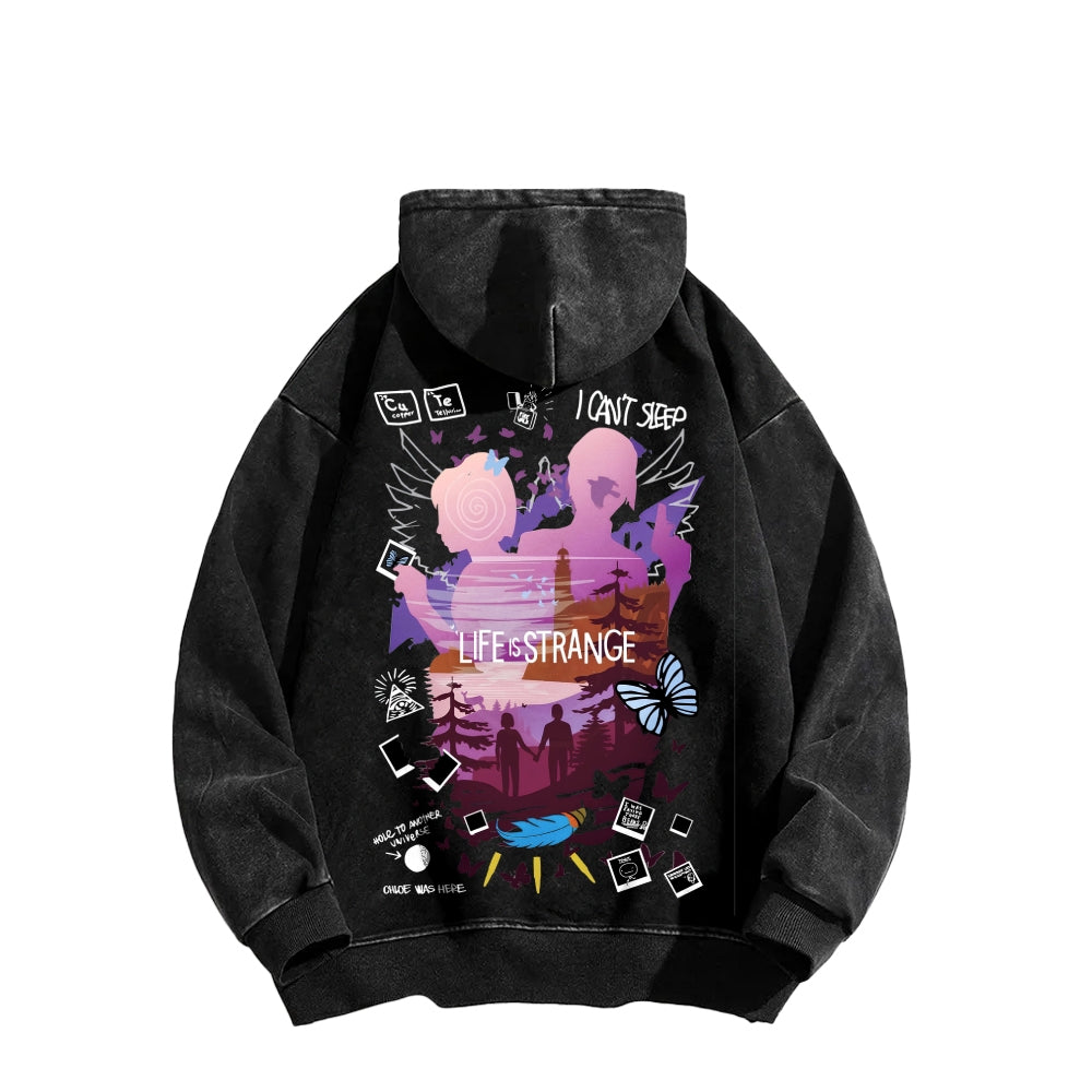 Life Is Strange Unisex Washed Hoodie 2601008885