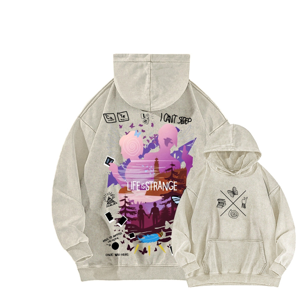 Life Is Strange Unisex Washed Hoodie 2601008885
