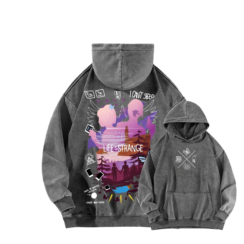 Life Is Strange Unisex Washed Hoodie 2601008885