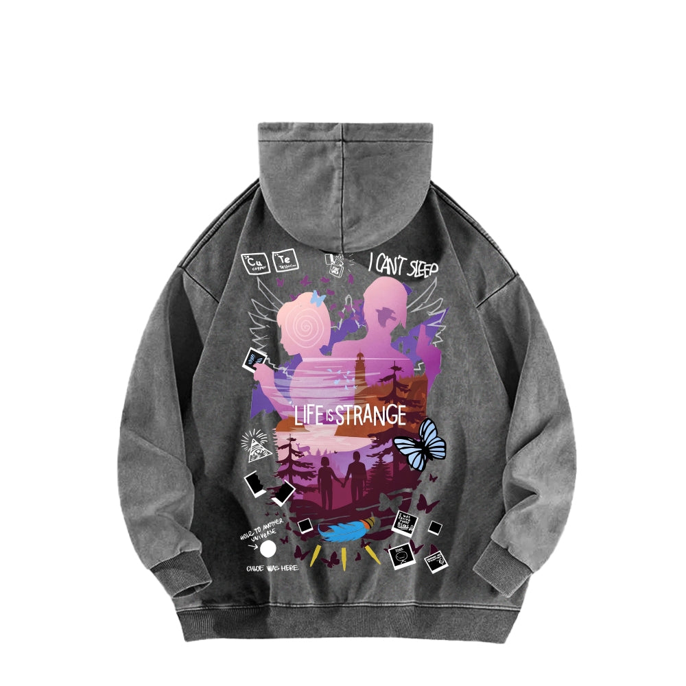 Life Is Strange Unisex Washed Hoodie 2601008885