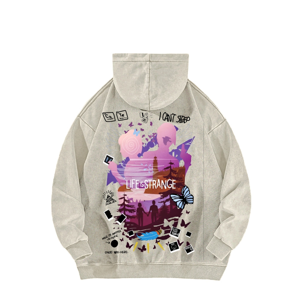 Life Is Strange Unisex Washed Hoodie 2601008885