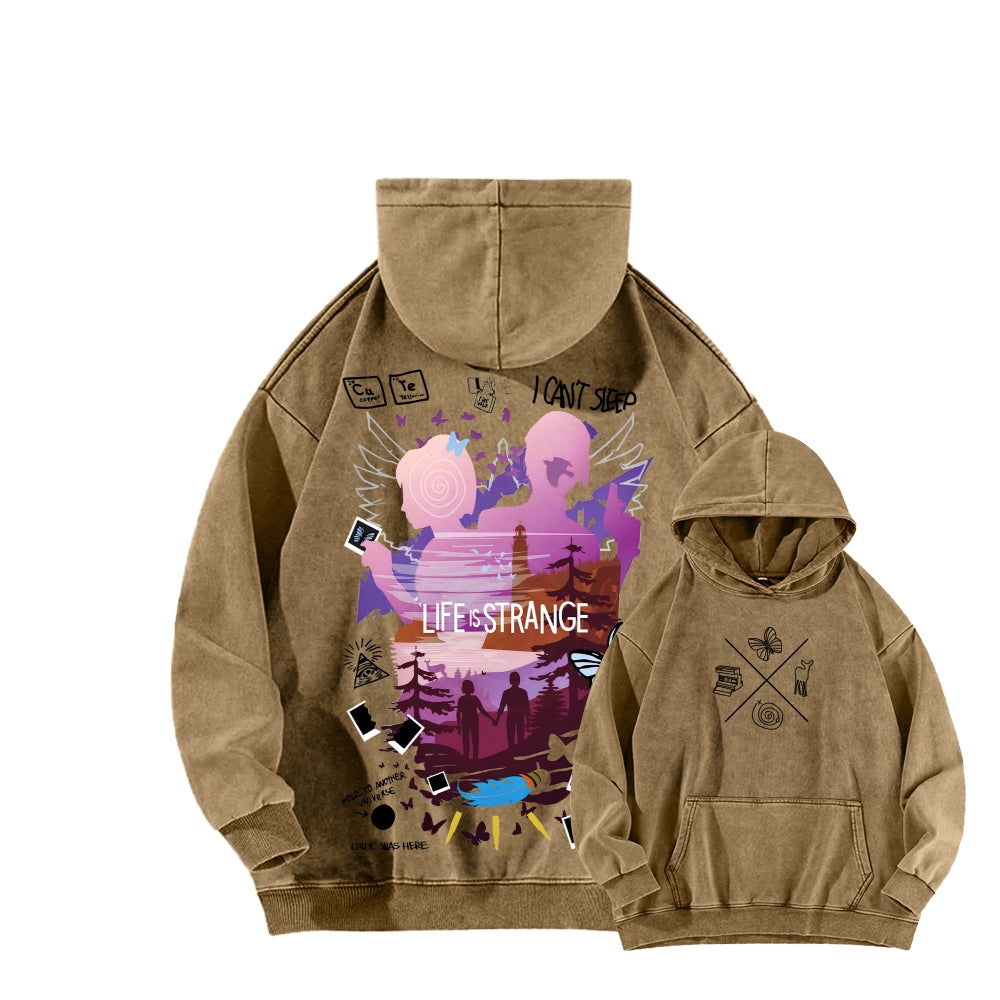 Life Is Strange Unisex Washed Hoodie 2601008885