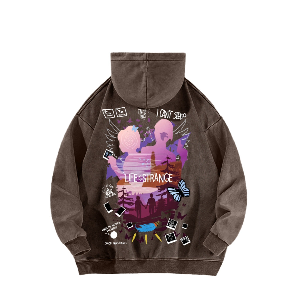 Life Is Strange Unisex Washed Hoodie 2601008885
