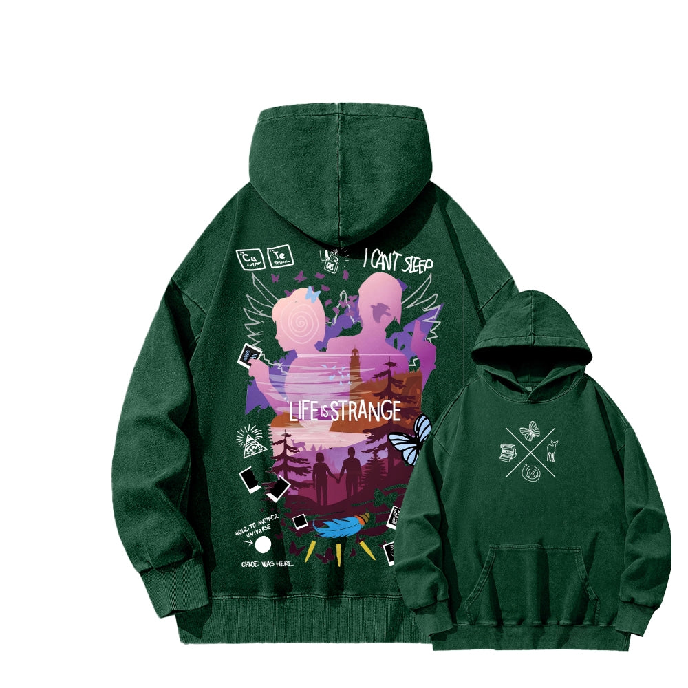 Life Is Strange Unisex Washed Hoodie 2601008885