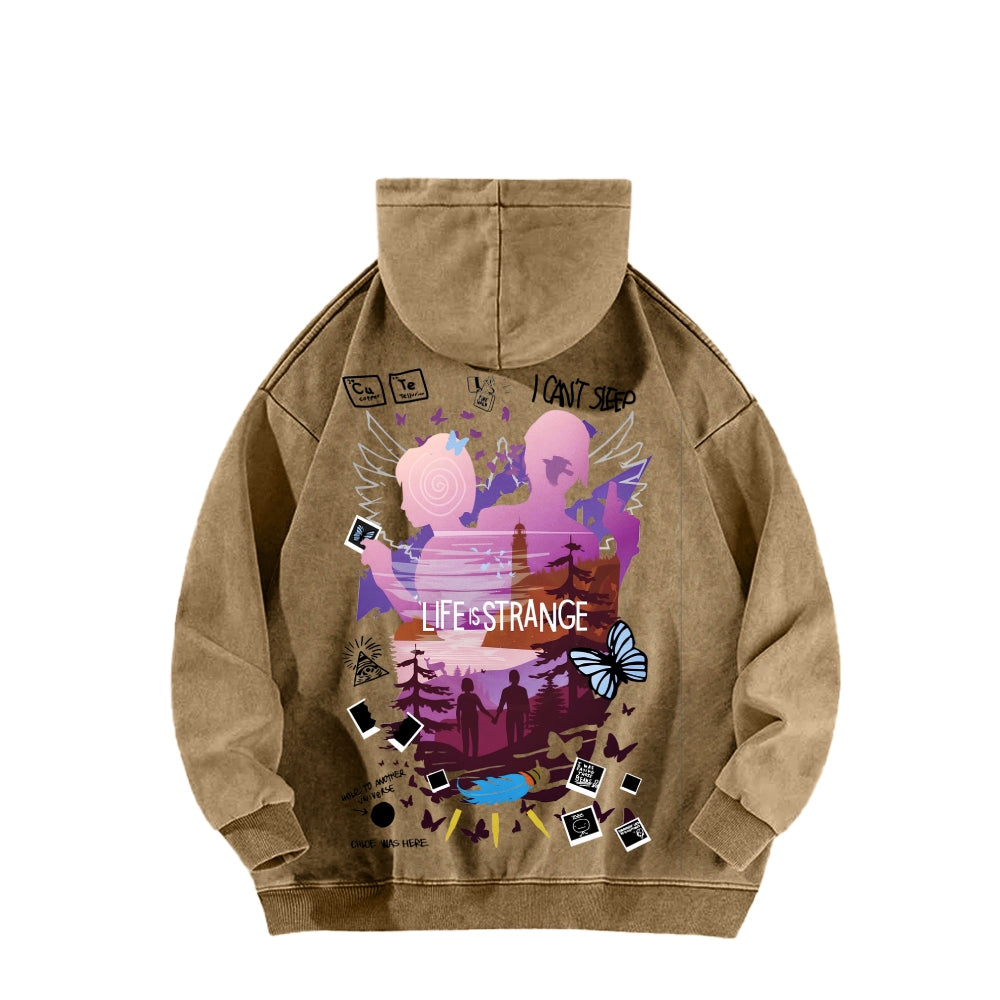 Life Is Strange Unisex Washed Hoodie 2601008885