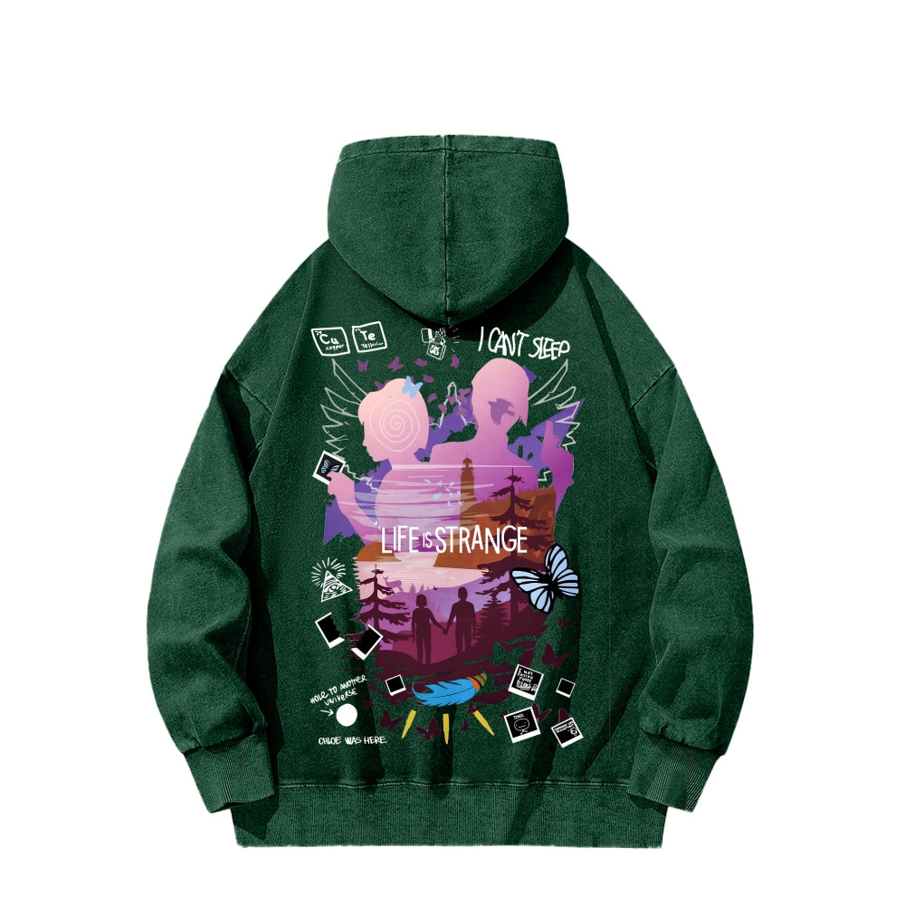 Life Is Strange Unisex Washed Hoodie 2601008885