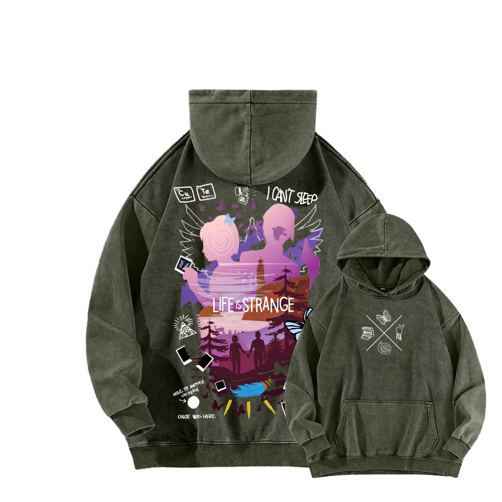 Life Is Strange Unisex Washed Hoodie 2601008885
