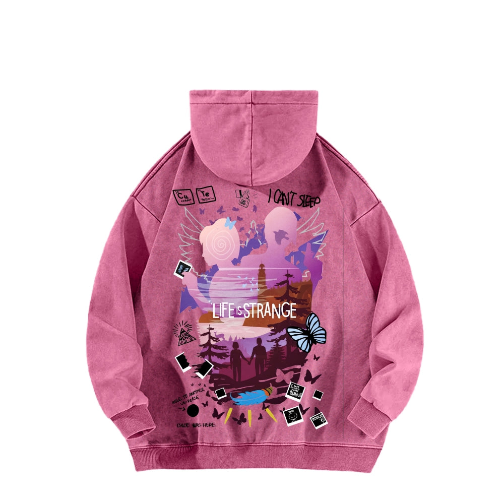 Life Is Strange Unisex Washed Hoodie 2601008885