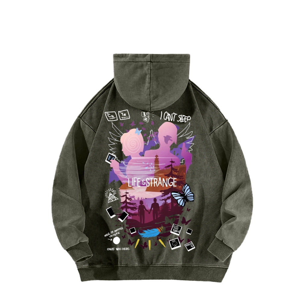 Life Is Strange Unisex Washed Hoodie 2601008885