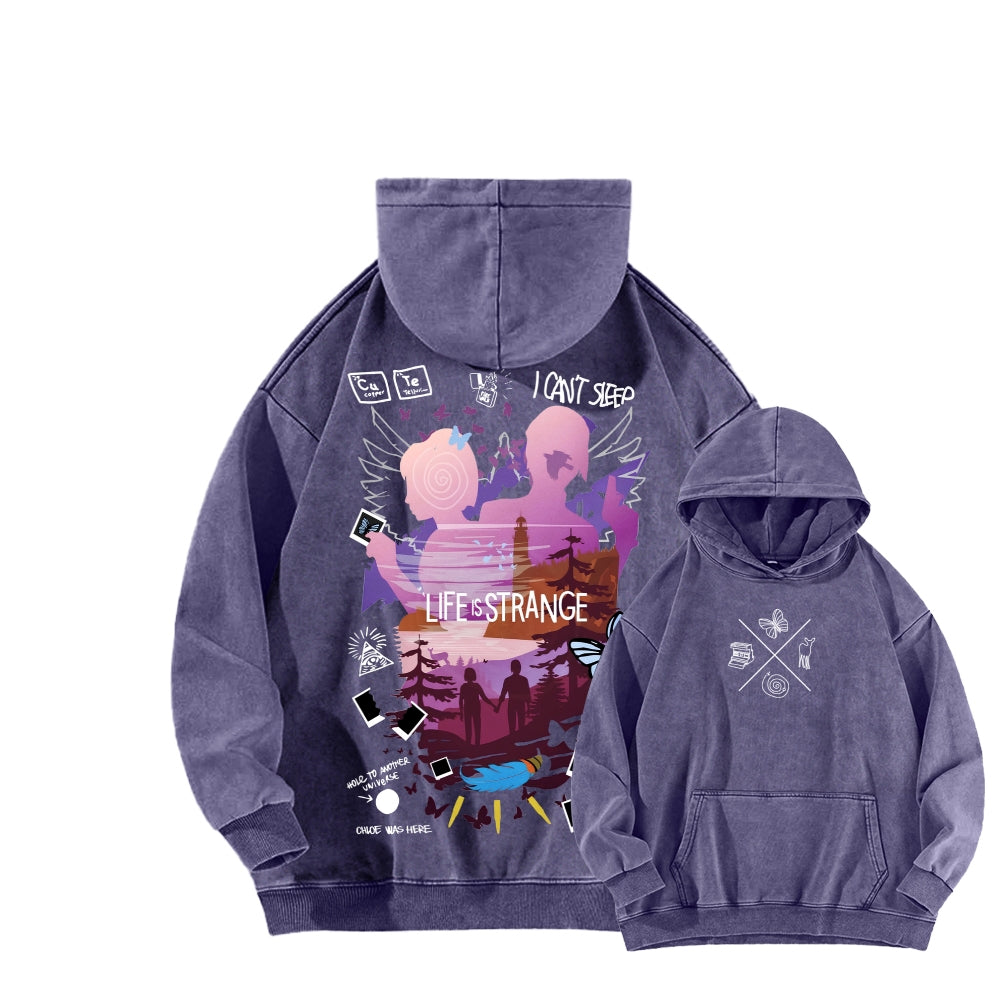 Life Is Strange Unisex Washed Hoodie 2601008885