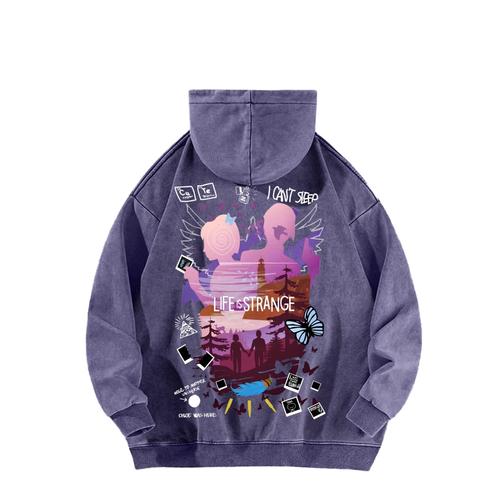 Life Is Strange Unisex Washed Hoodie 2601008885