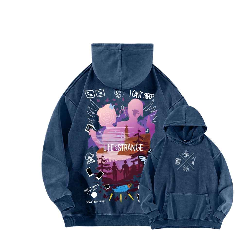 Life Is Strange Unisex Washed Hoodie 2601008885