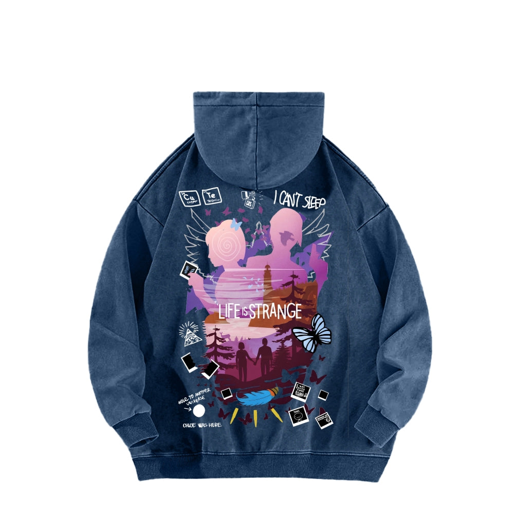 Life Is Strange Unisex Washed Hoodie 2601008885