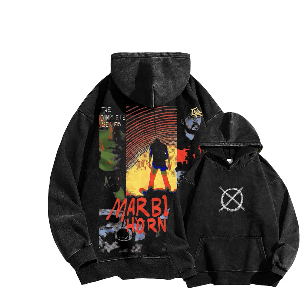 Marble Hornets Unisex Washed Hoodie 2601009327