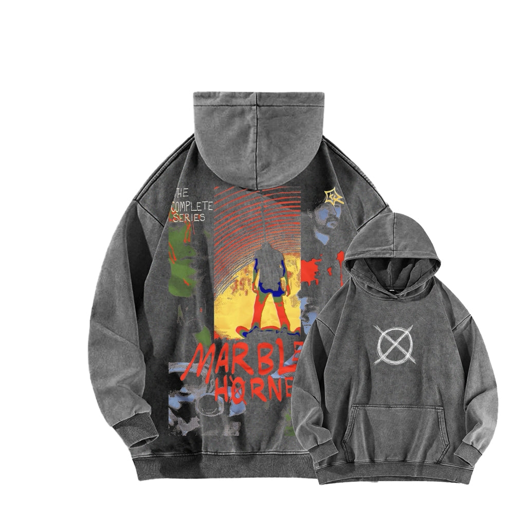 Marble Hornets Unisex Washed Hoodie 2601009327