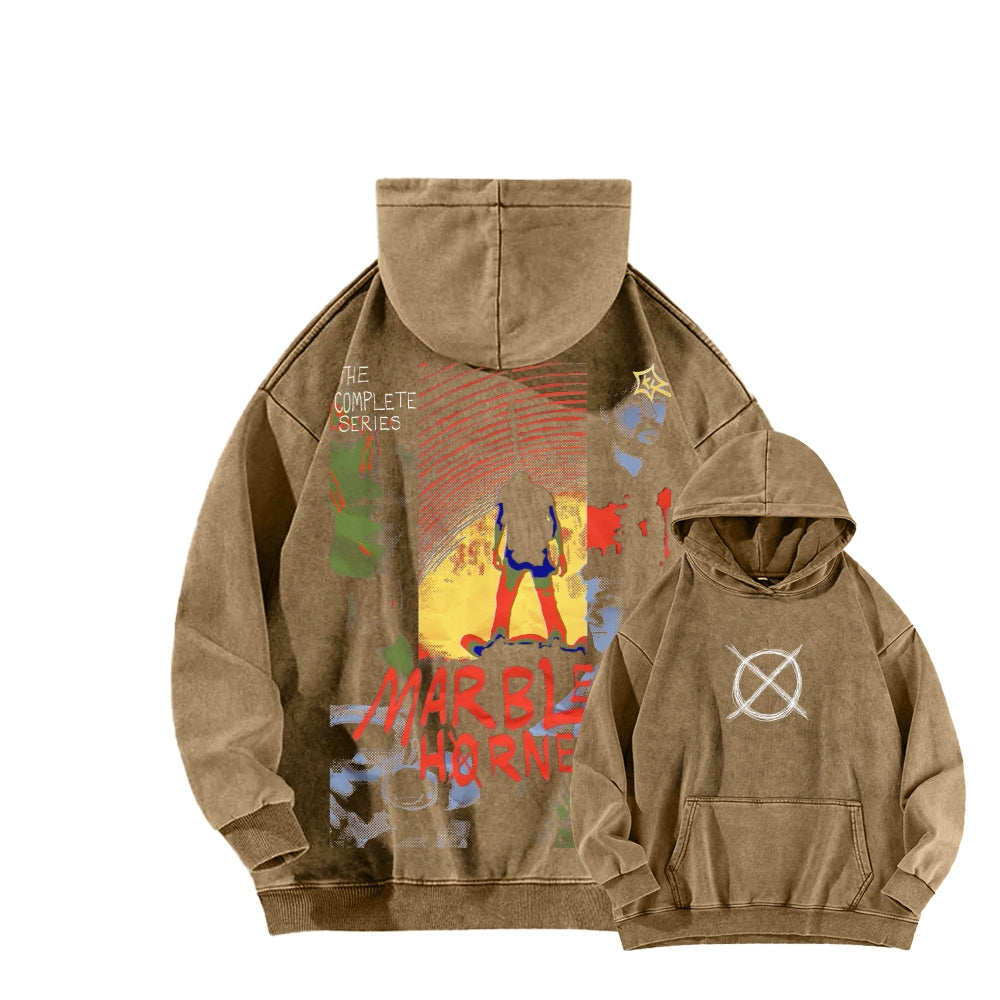 Marble Hornets Unisex Washed Hoodie 2601009327
