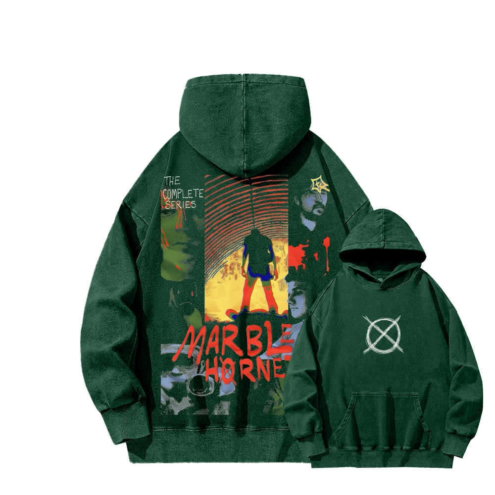 Marble Hornets Unisex Washed Hoodie 2601009327