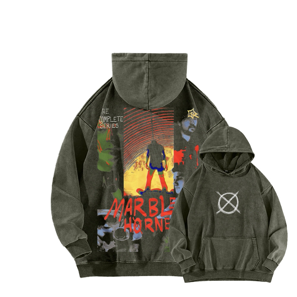 Marble Hornets Unisex Washed Hoodie 2601009327