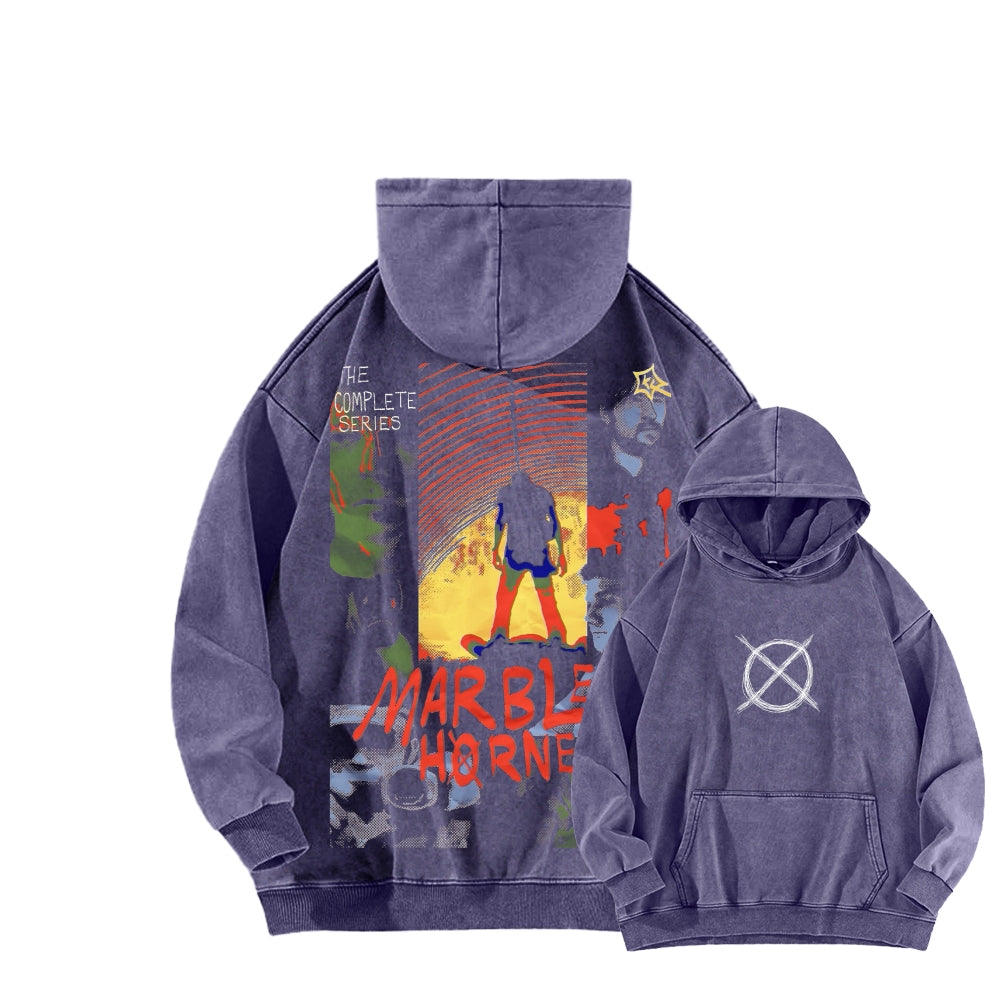 Marble Hornets Unisex Washed Hoodie 2601009327