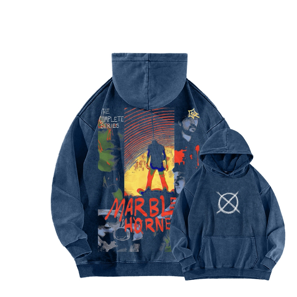 Marble Hornets Unisex Washed Hoodie 2601009327