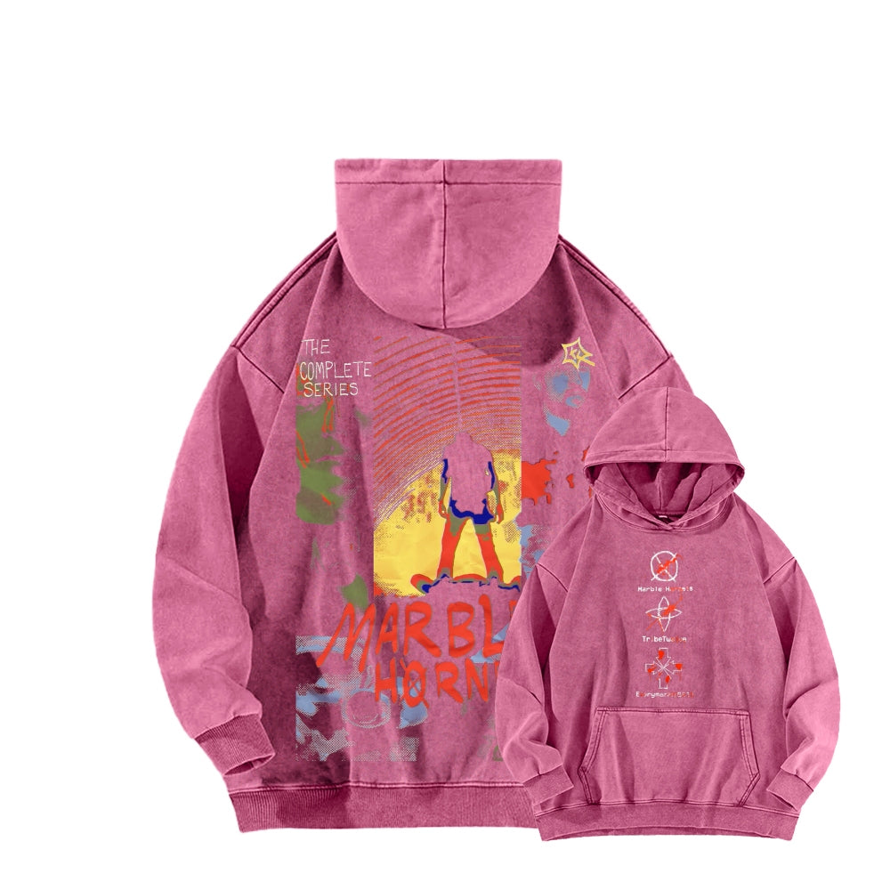 Marble Hornets Unisex Washed Hoodie 2601009332