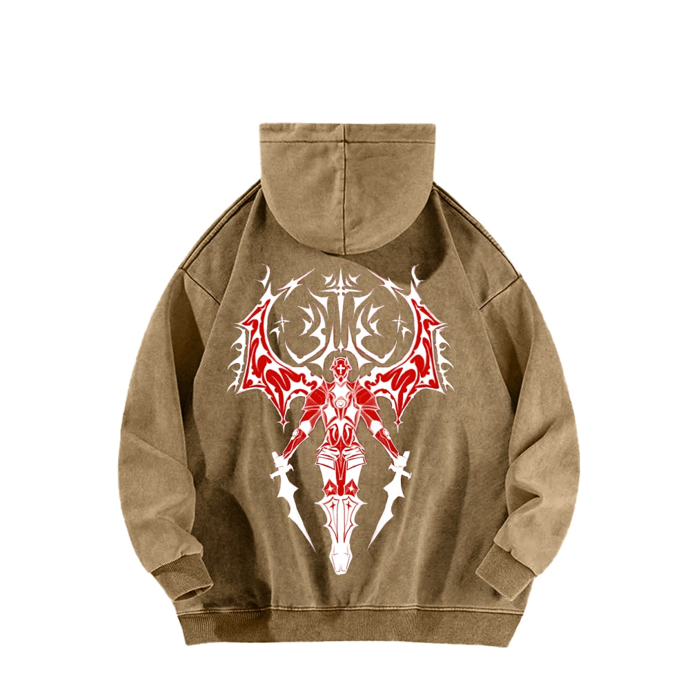 Ultrakill Unisex Washed Hoodie 2601009544
