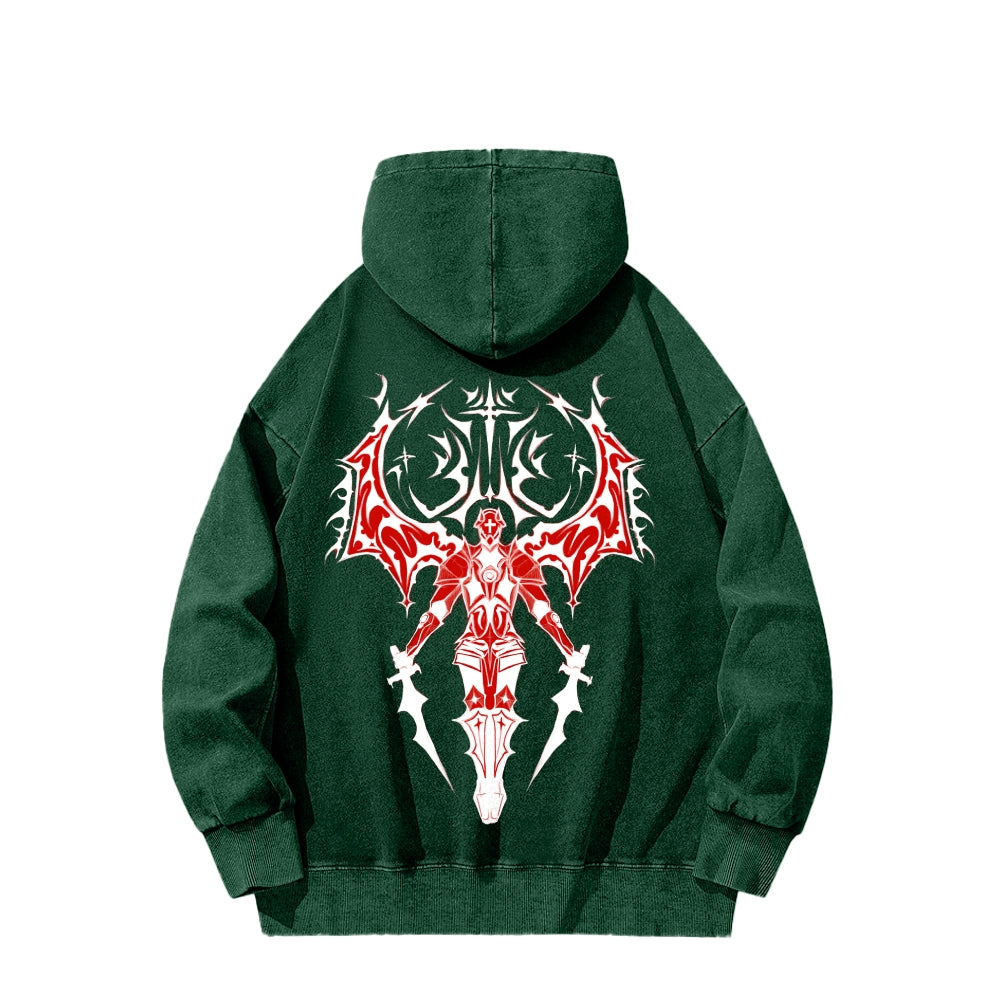 Ultrakill Unisex Washed Hoodie 2601009544